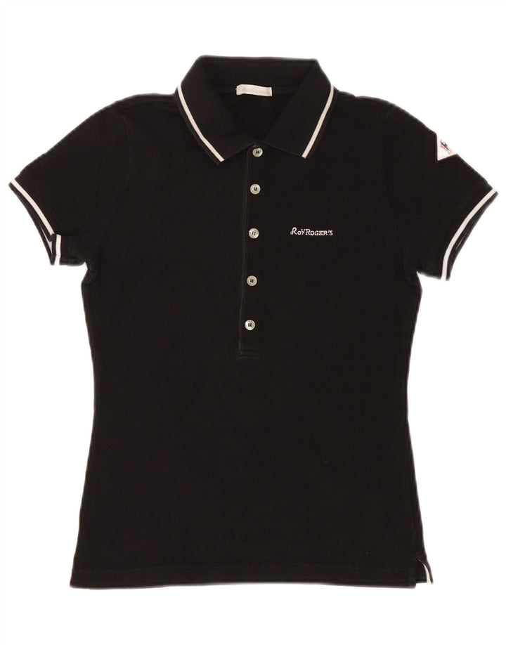 Roy Rogers Polo Femme UK 12 Coton Noir Moyen