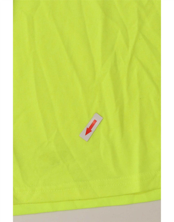 Nike Womens Dri Fit Regular T-Shirt Top UK 12 Vert Moyen