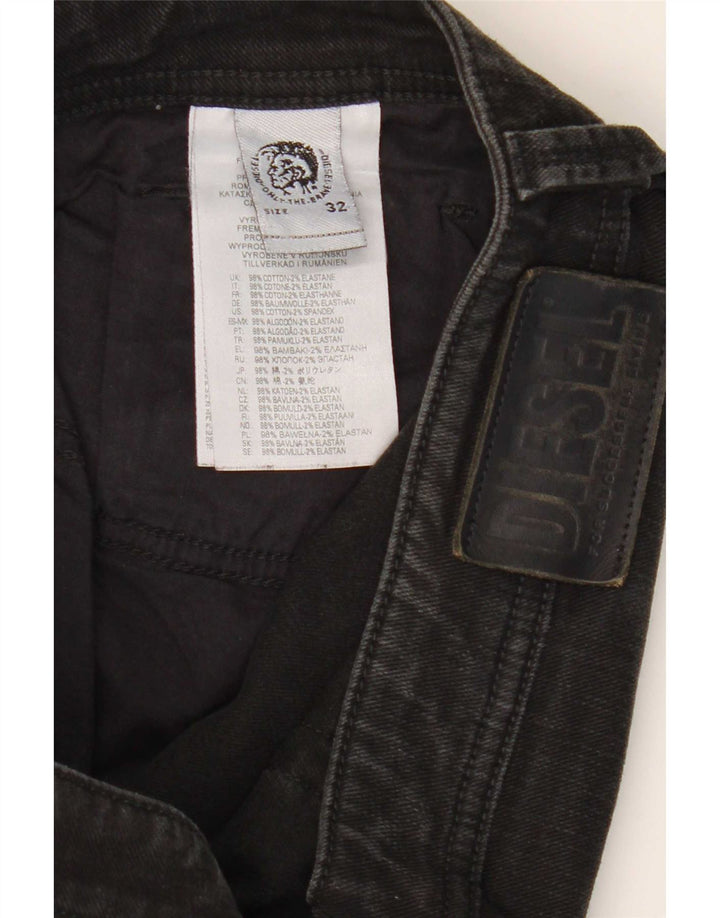 Diesel Jean Droit Femme W32 L31 Coton Noir