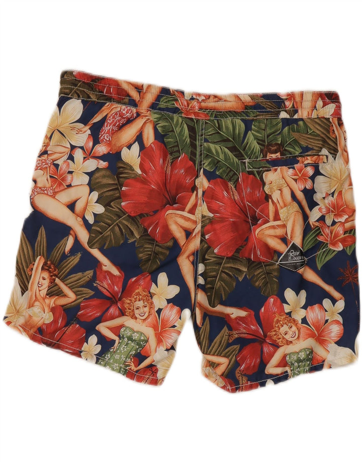 ROY ROGERS Short de bain homme grand polyester floral multicolore