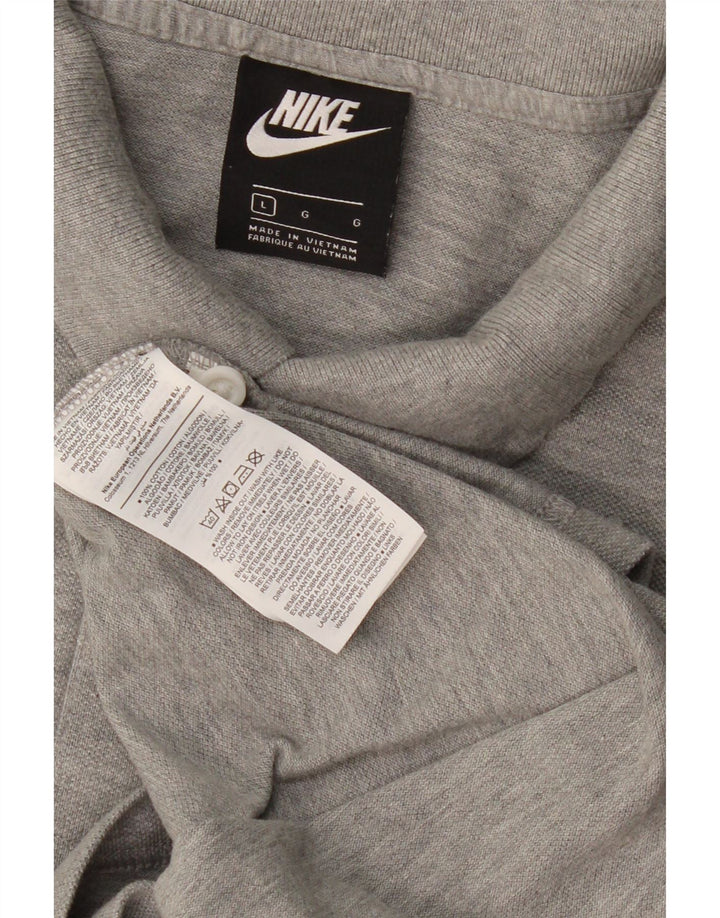 NIKE Polo Homme Grand Gris Coton