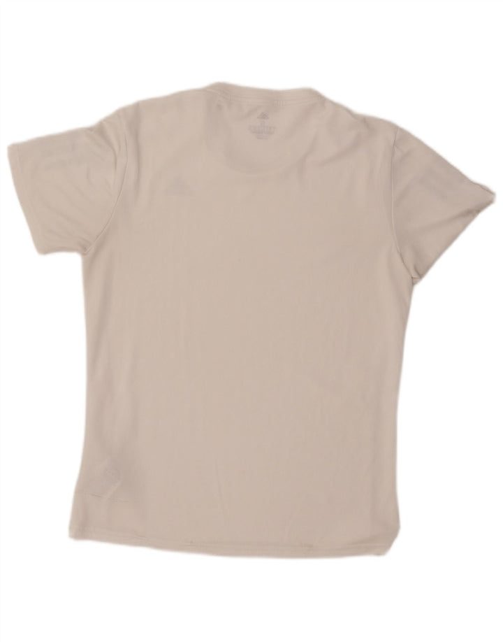 ADIDAS T-Shirt Climacool Homme Petit Blanc Cassé Polyester