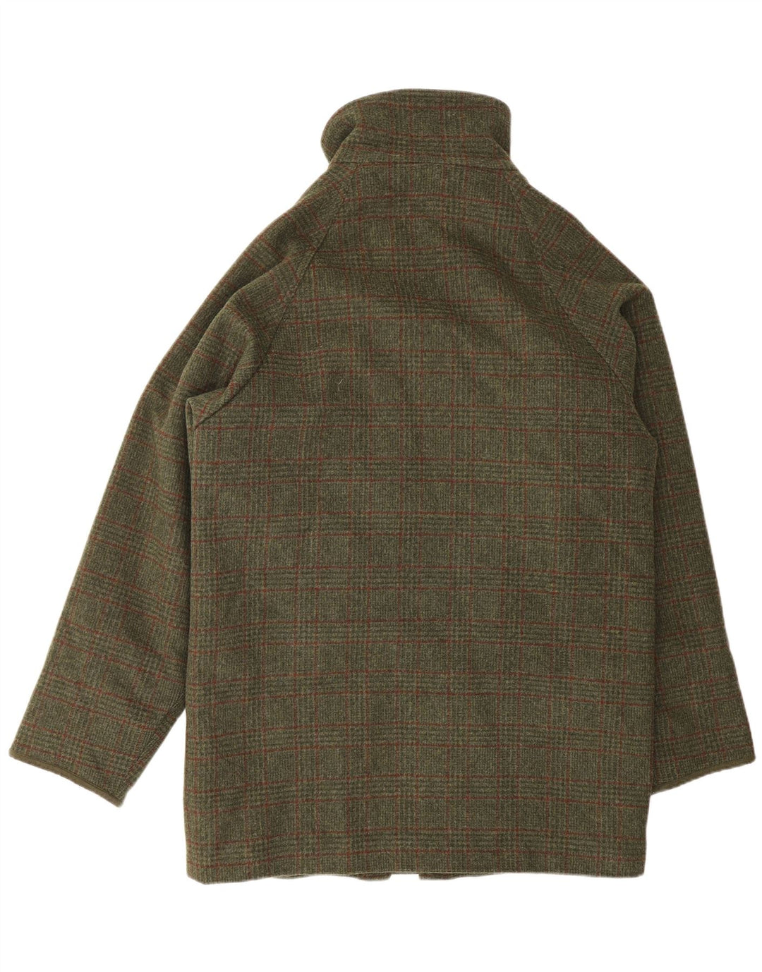 Barbour Veste utilitaire pour hommes UK 38 Laine à carreaux kaki moyen