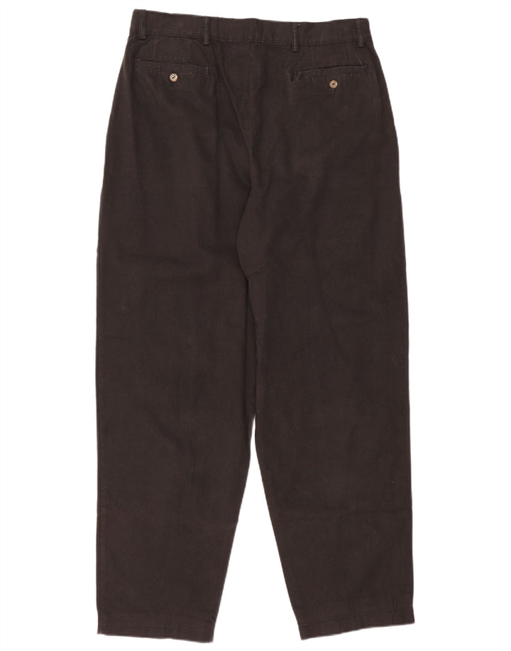 CASA BLANCA Pantalon Chino Pegged Homme W34 L31 Noir Coton