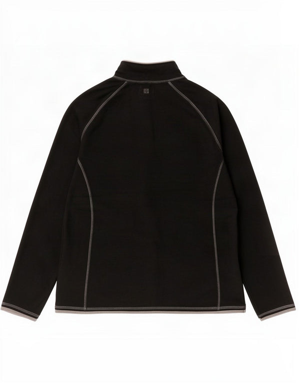 Mountain Warehouse Pull polaire à col zippé pour femme UK 14 Large Noir