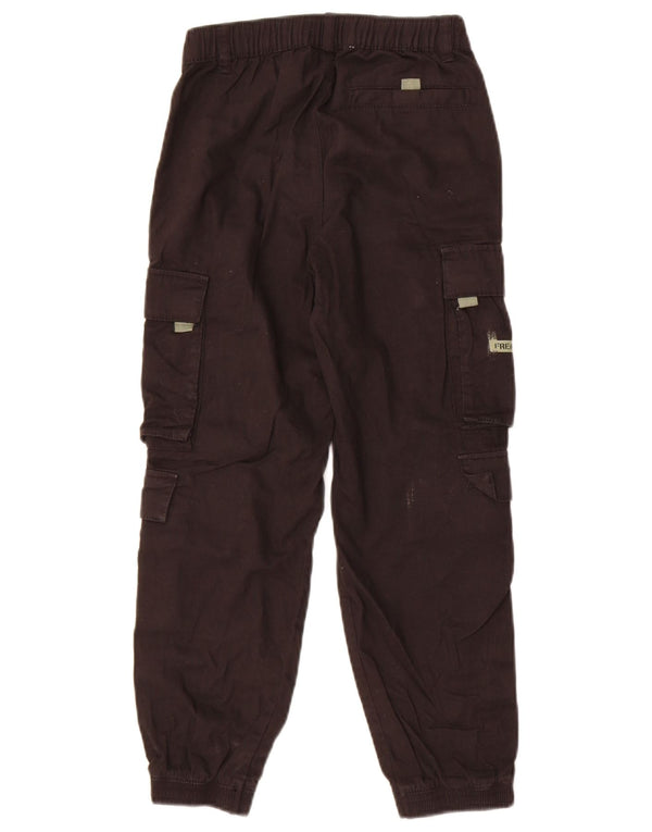 French Connection Pantalon Cargo Graphique Garçon 9-10 Ans W24 L23 Noir