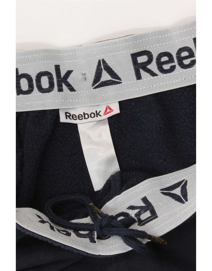 Reebok Pantalon de Survêtement Cargo Homme Bleu Marine Large