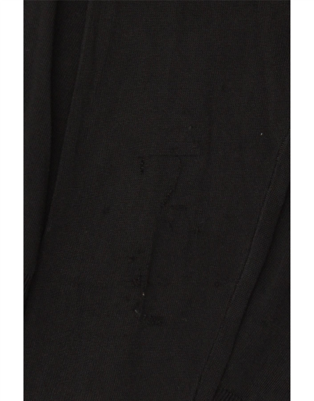 Zara Womens Basic Crop Cardigan Top UK 14 Large Noir Viscose