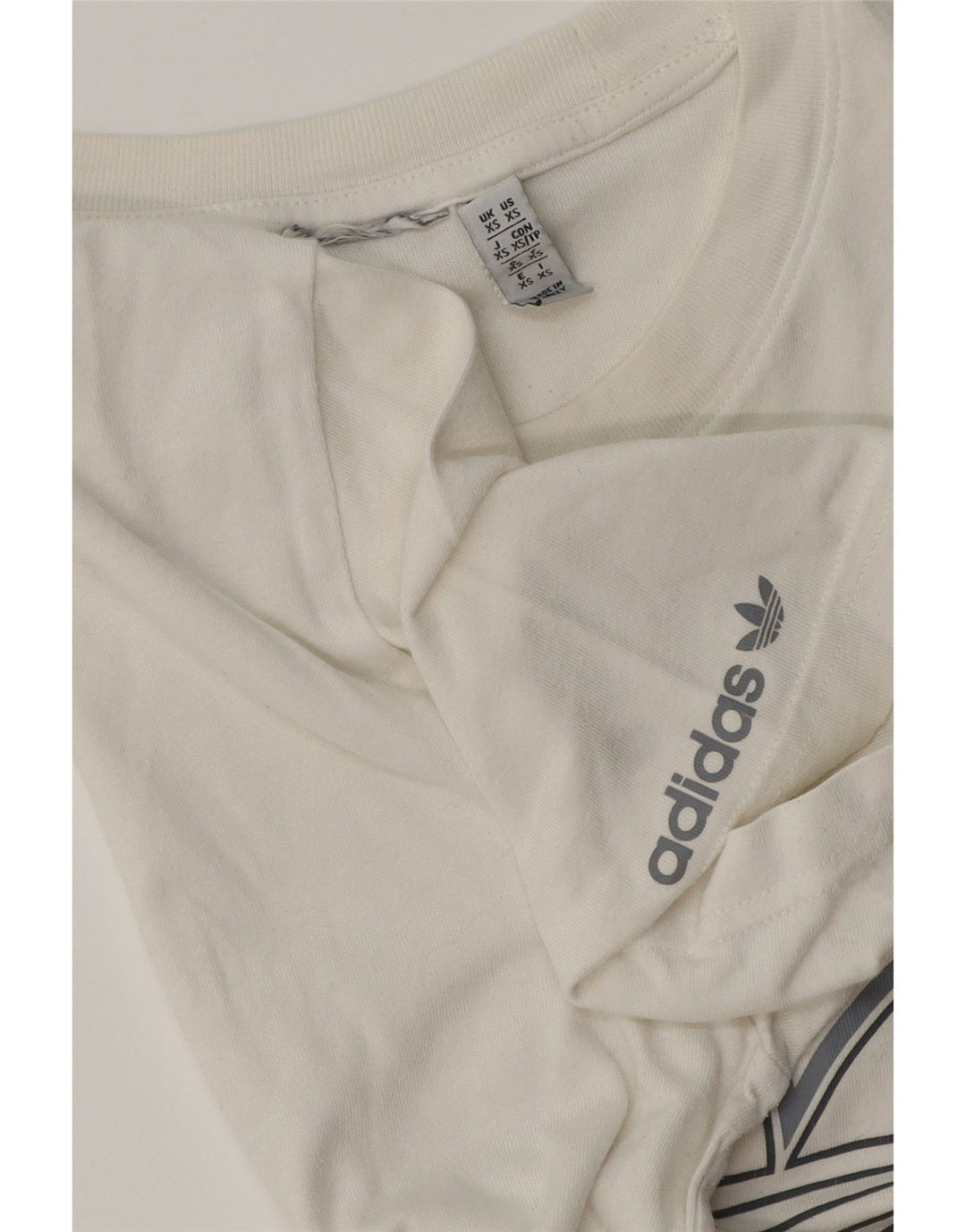 ADIDAS T-Shirt Graphique Homme XS Blanc