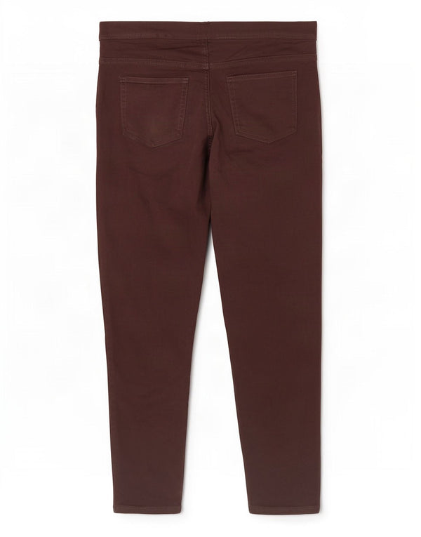 Marks & Spencer Jean Jegging Femme UK 18 XL W36 L27 Coton Marron