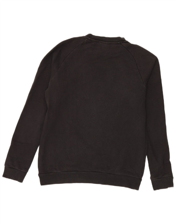 Adidas Sweat-shirt graphique pour homme en coton noir moyen