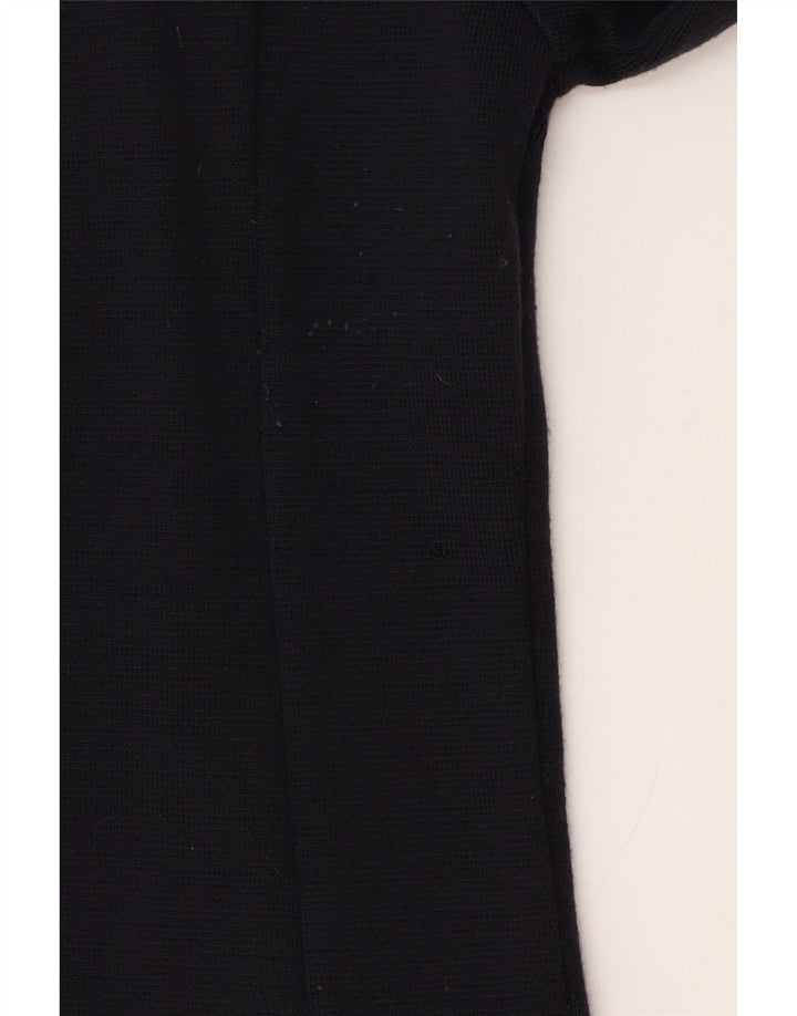 Blauer Cardigan Femme Pull UK 10 Petite Laine Bleu Marine