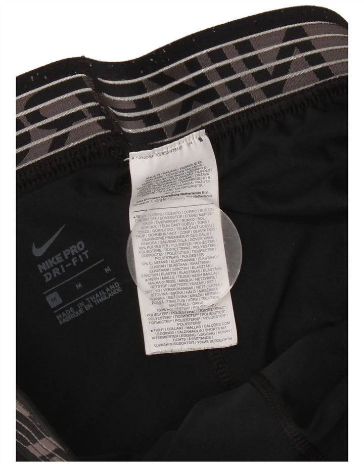 Nike Short de sport Dri Fit Graphic pour femme UK 12 Noir moyen Polyester