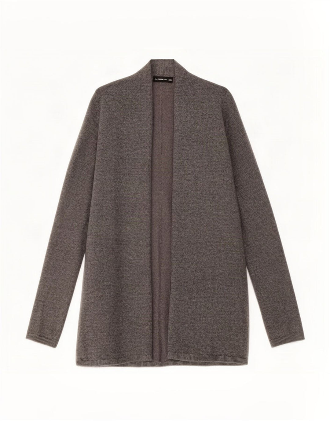 Zara Womens Open Cardigan Sweater UK 10 Petit Gris