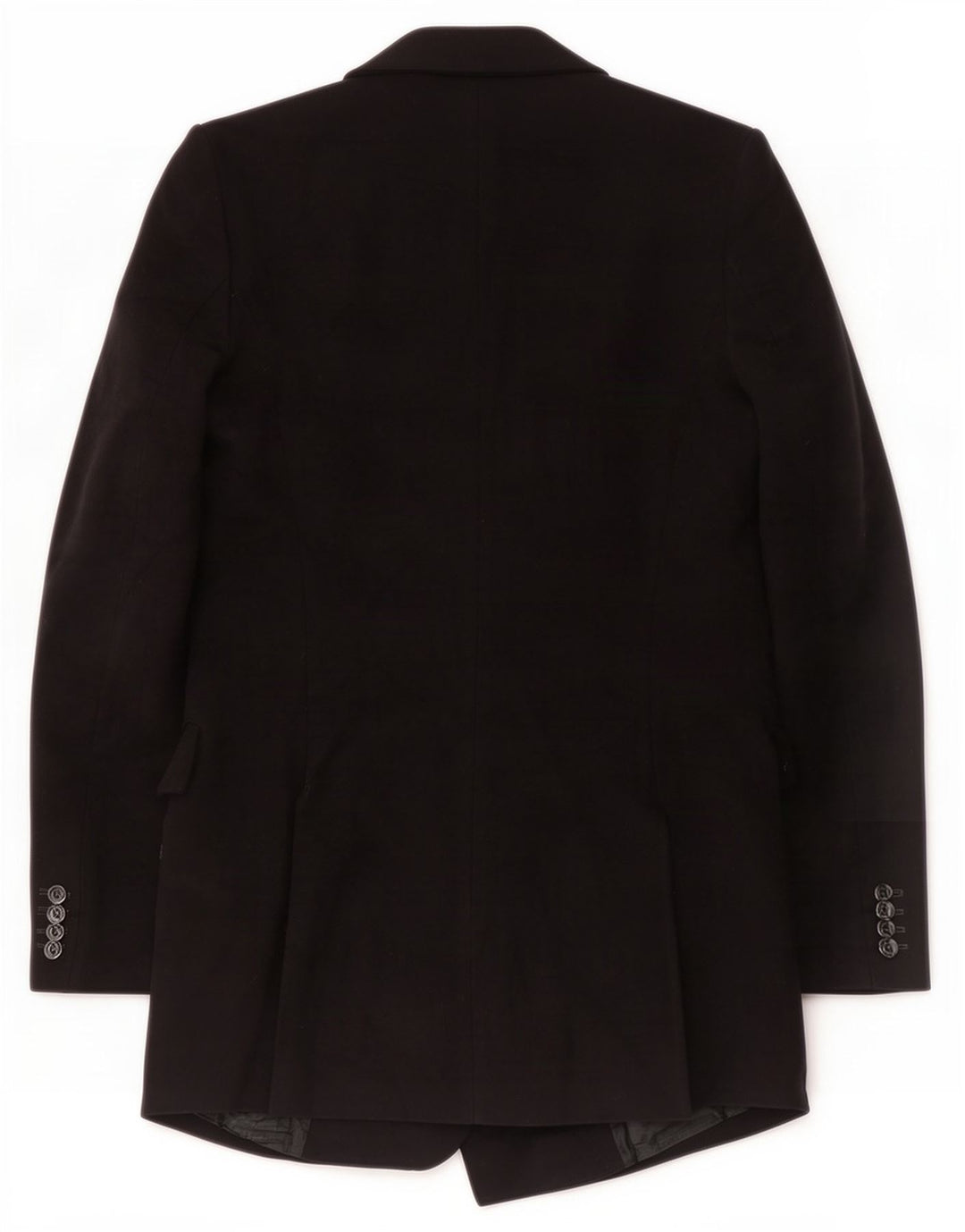 Zara Veste blazer double boutonnage pour femme UK 12 Noir moyen