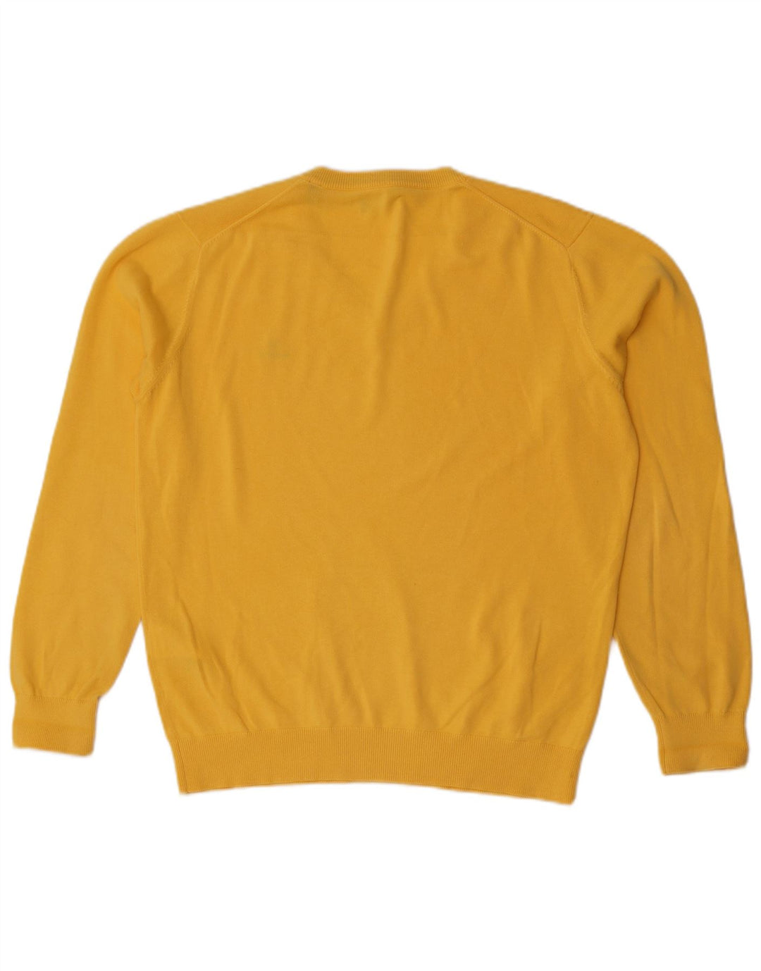 Gant Pull Col V Homme Jaune Moyen Coton