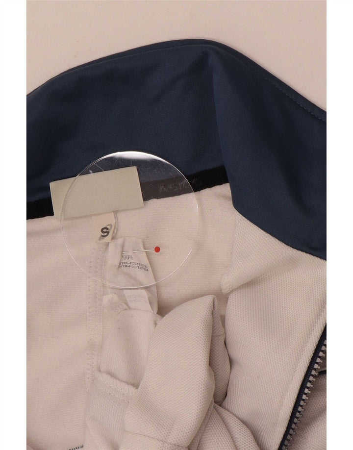 Asics Veste de survêtement pour homme Small Blanc Polyester