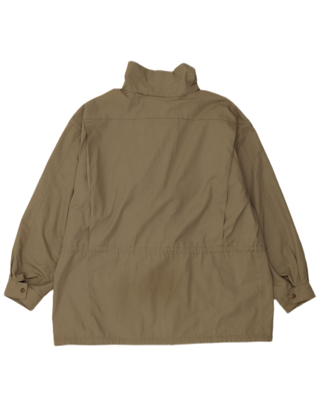 Diolen Veste de pluie à capuche coupe ample pour femme EU 48 2XL Kaki Polyester