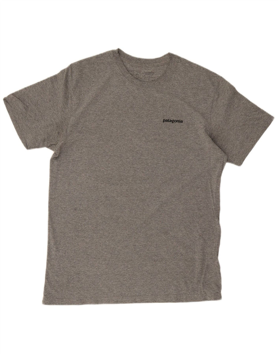 Patagonia T-Shirt Regular Fit Graphic Homme Gris Moyen Moucheté Coton
