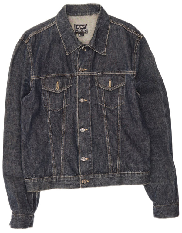 Gas Veste en Jean Homme UK 44 2XL Bleu Marine Coton