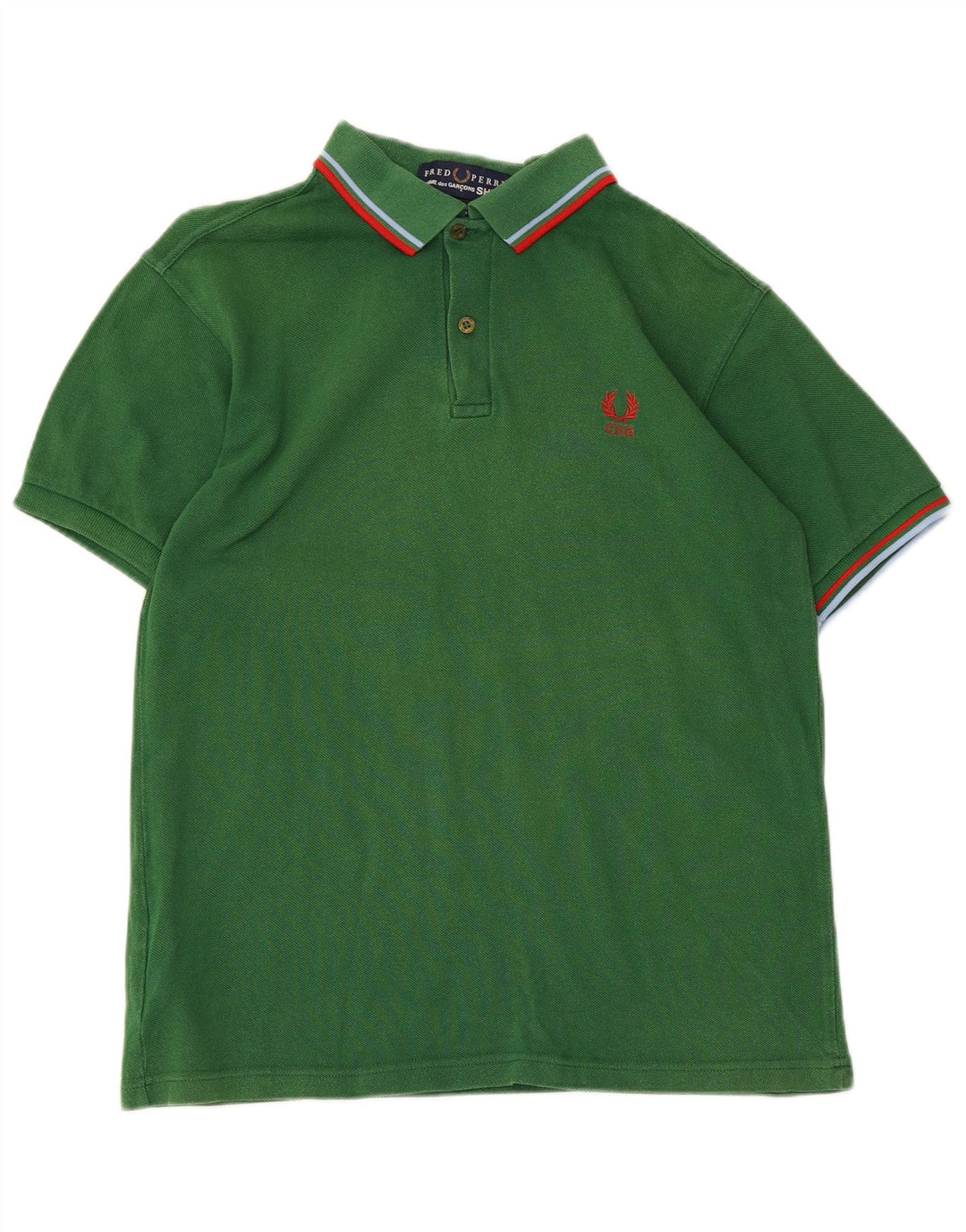 Fred Perry Polo Homme Petit Vert Coton