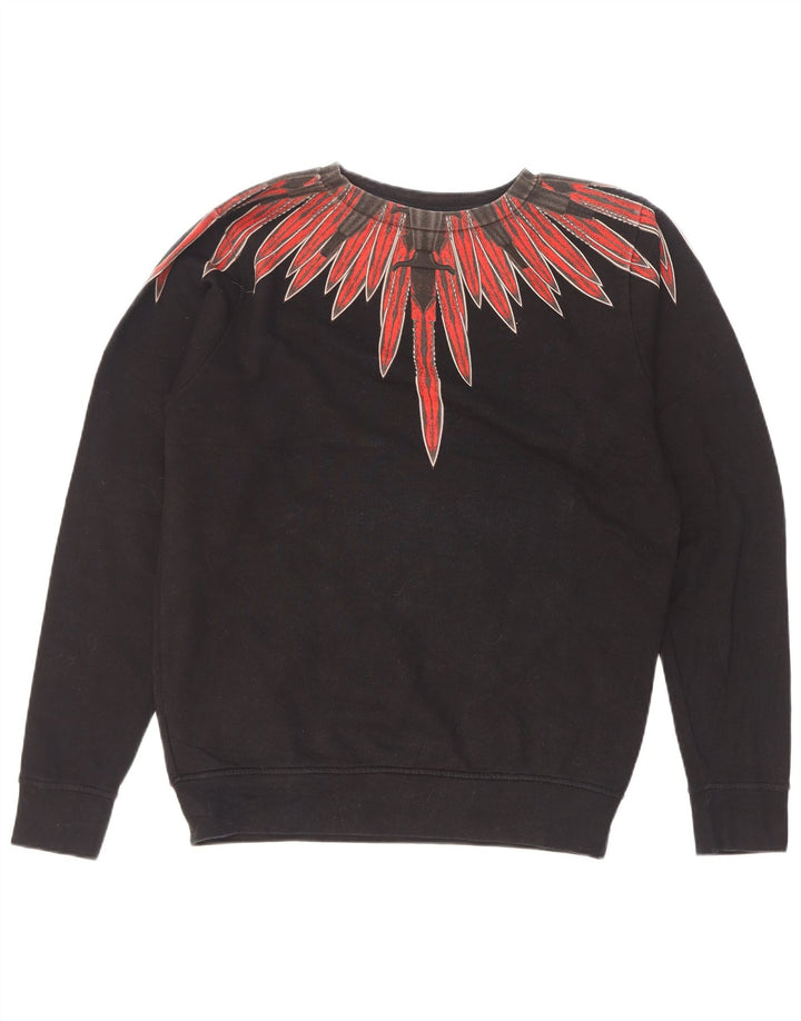 Marcelo Burlon Sweat-shirt à motif abstrait pour homme XS Noir Coton