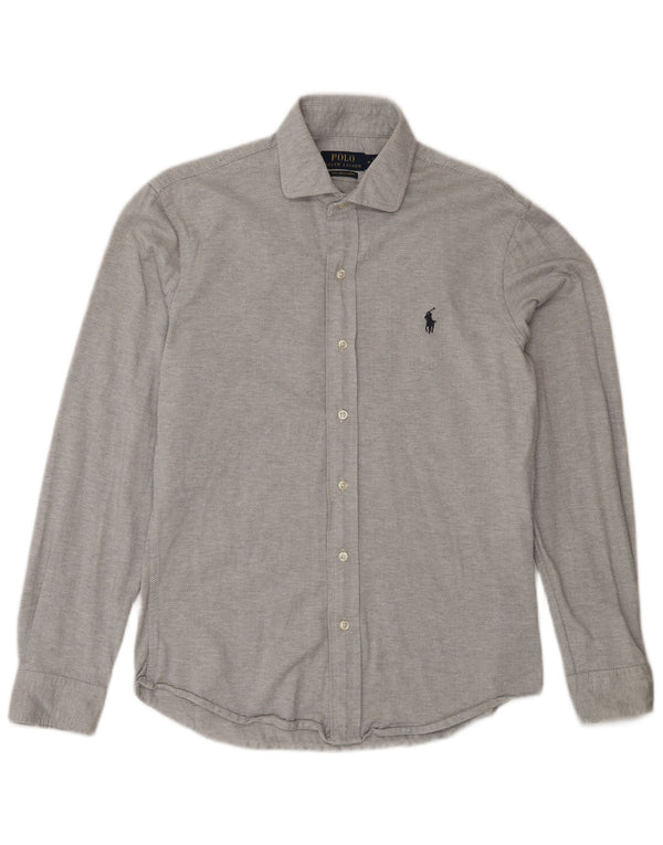Polo Ralph Lauren Chemise habillée en flanelle pour homme Gris moyen à chevrons