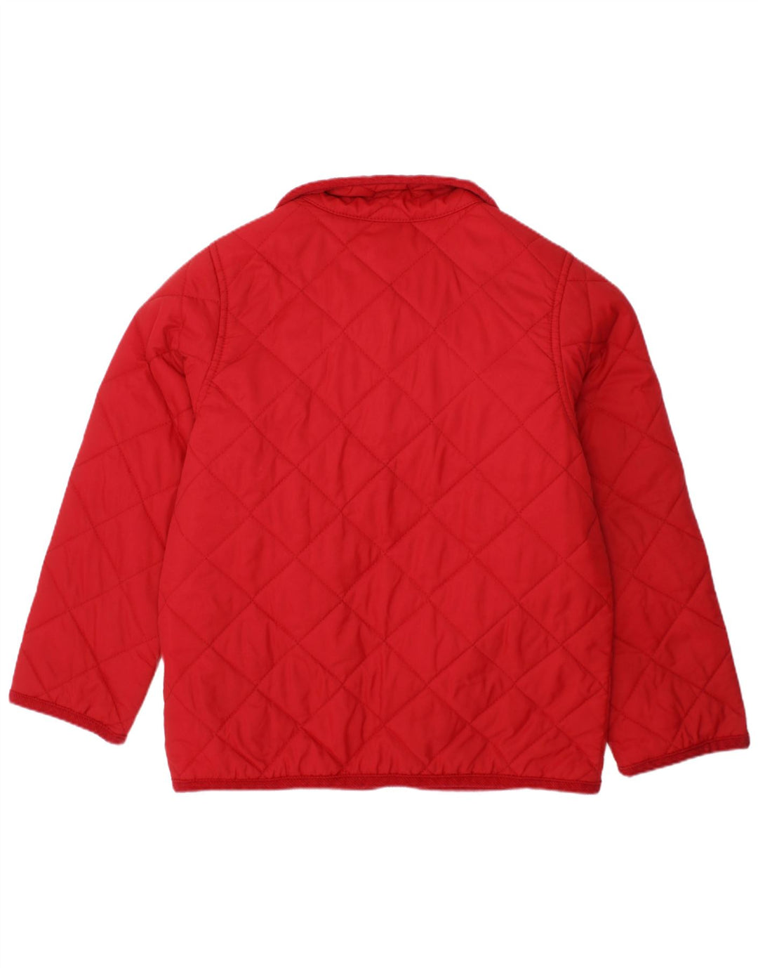Benetton Veste matelassée Fille 4-5 ans XS Rouge Polyamide