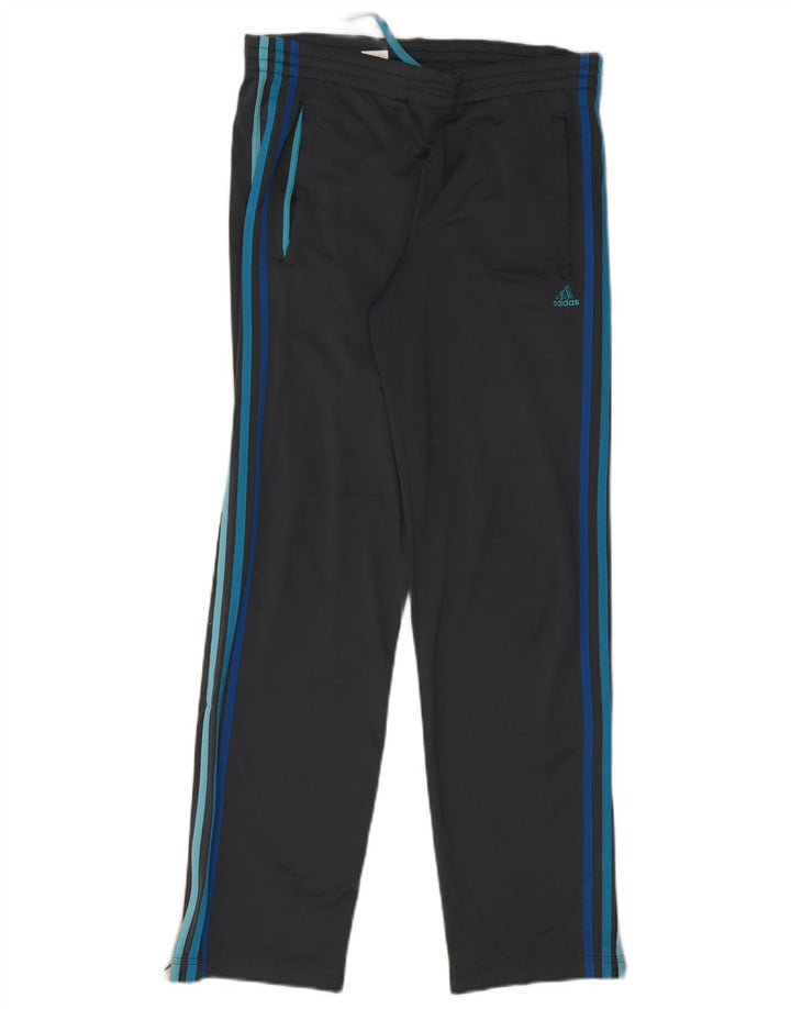 Adidas Pantalon de survêtement pour homme UK 36/38 Petit Gris Polyester