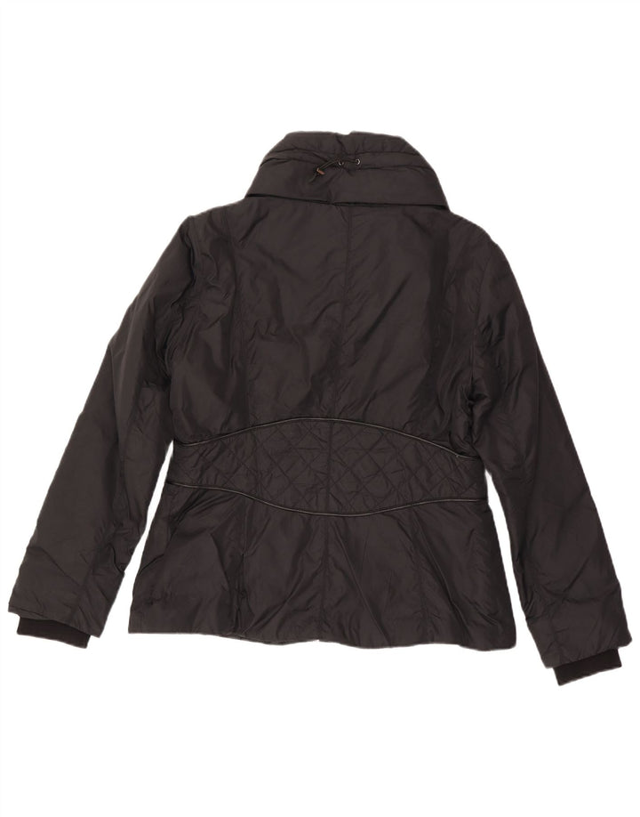 Zara Veste matelassée pour femme UK 18 XL Noir Polyester