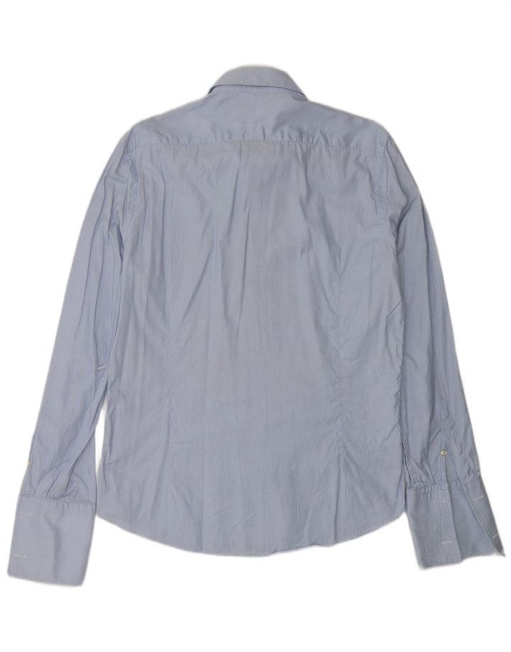 Massimo Dutti Chemise formelle pour homme Taille 41 Grand Bleu