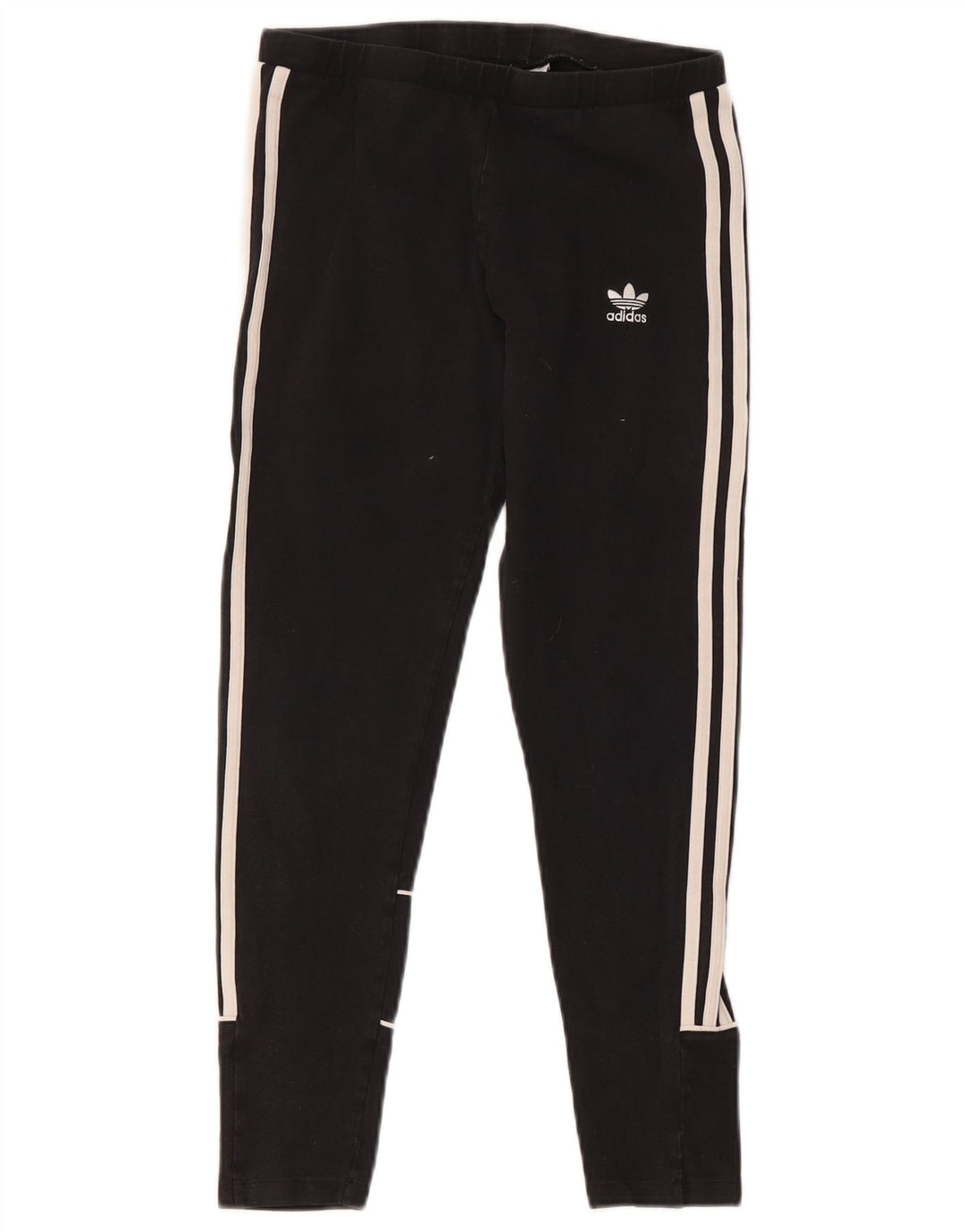 Adidas Legging court pour femme UK 12 en coton noir moyen