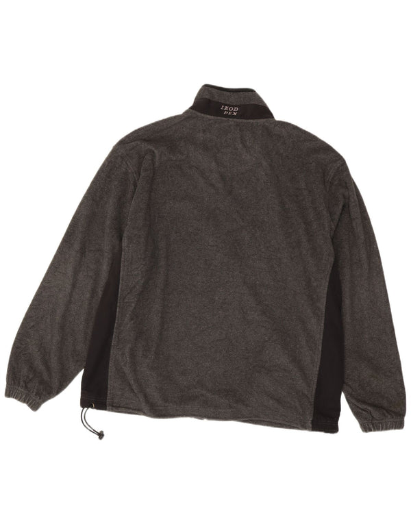 Izod Veste Polaire Homme UK 44 2XL Gris Colorblock Polyester