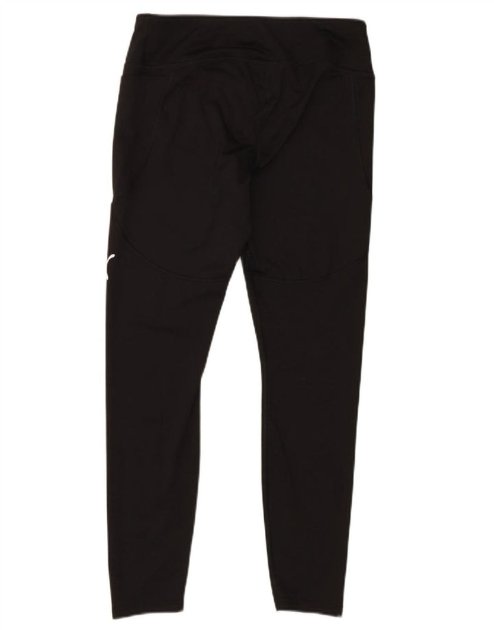 PUMA Womens Leggings UK 14 Large  Black Polyester