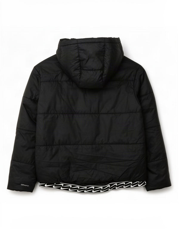 Nike Veste matelassée à capuche Therma-Fit Graphic pour femme UK 18 XL Noir