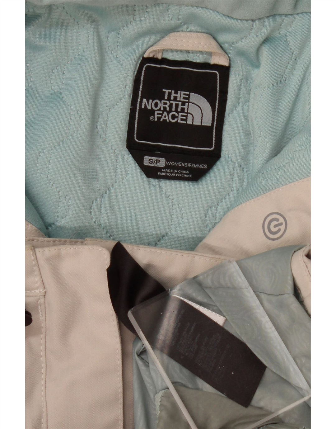 THE NORTH FACE Veste coupe-vent surdimensionnée Hyvent pour femme UK 10 Small Gris