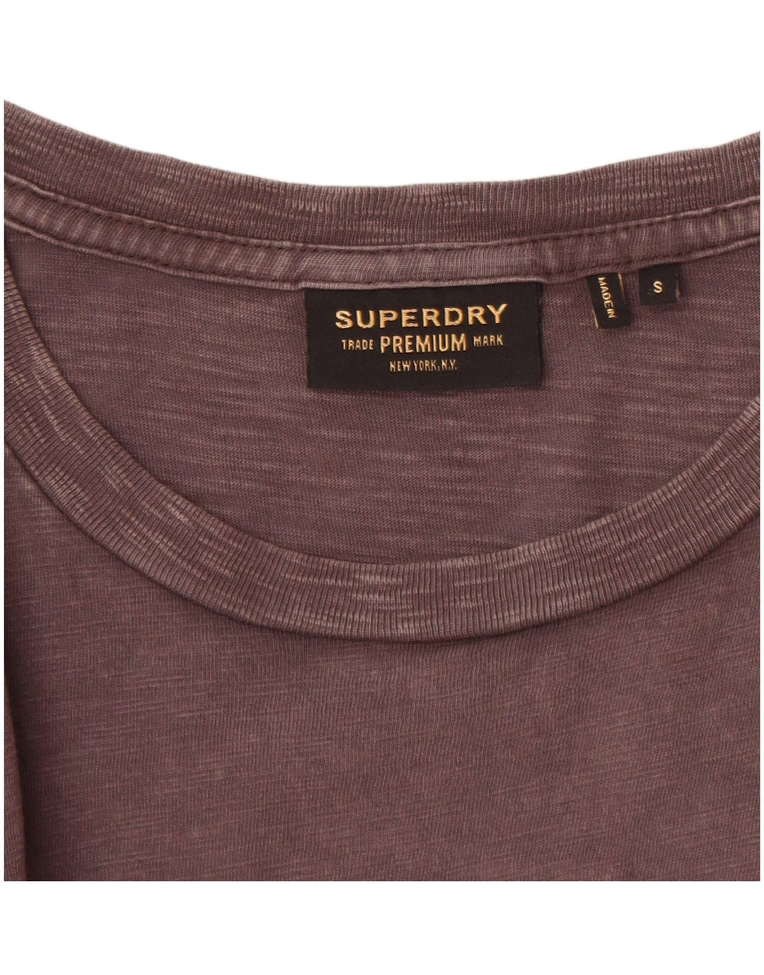 SUPERDRY T-Shirt Homme Petit Gris Coton