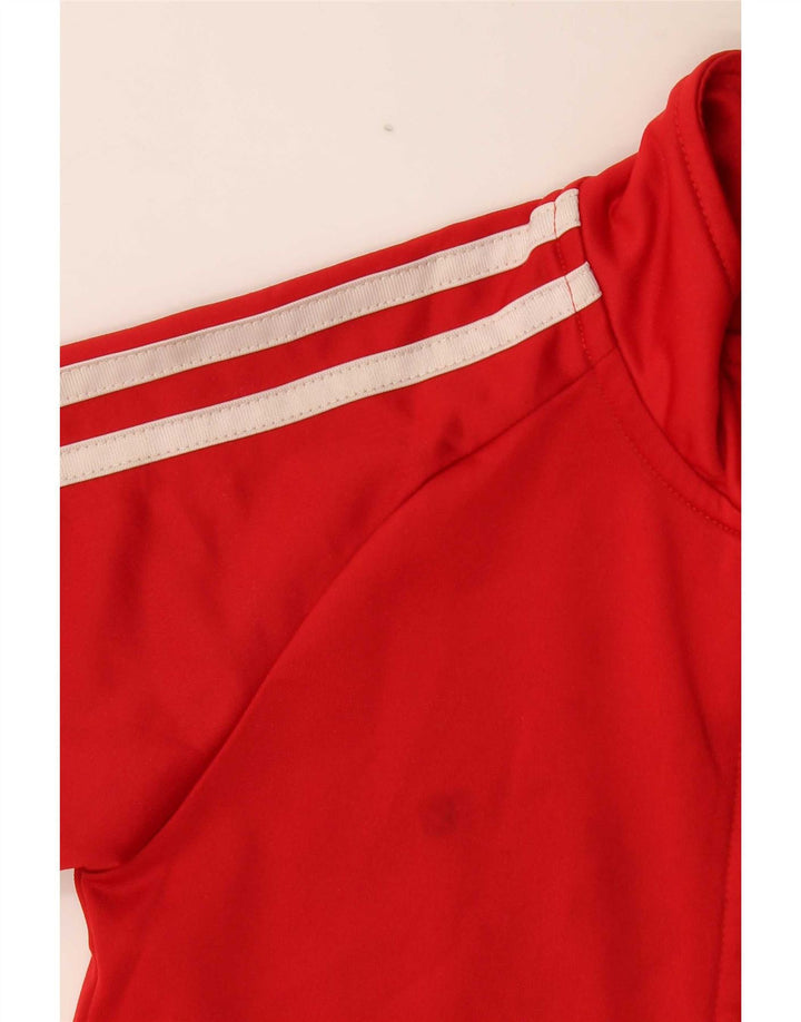 Adidas Veste de survêtement pour garçon 6-7 ans Rouge Colourblock