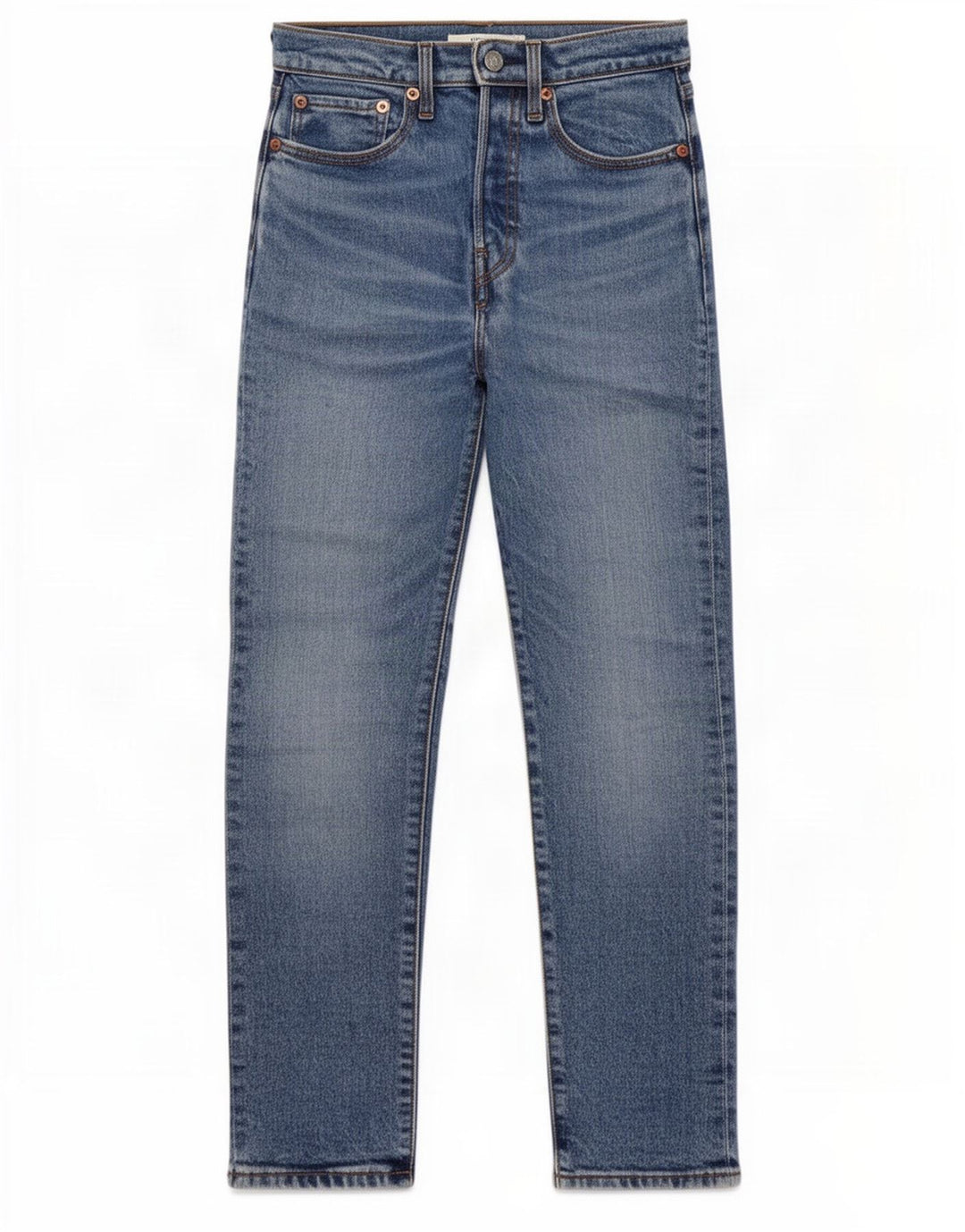 Levi's Jean Droit Wedgie Femme W25 L27 Bleu Coton