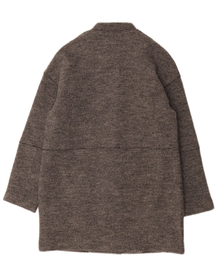 Esprit Pardessus Femme UK 12 Laine Gris Moyen