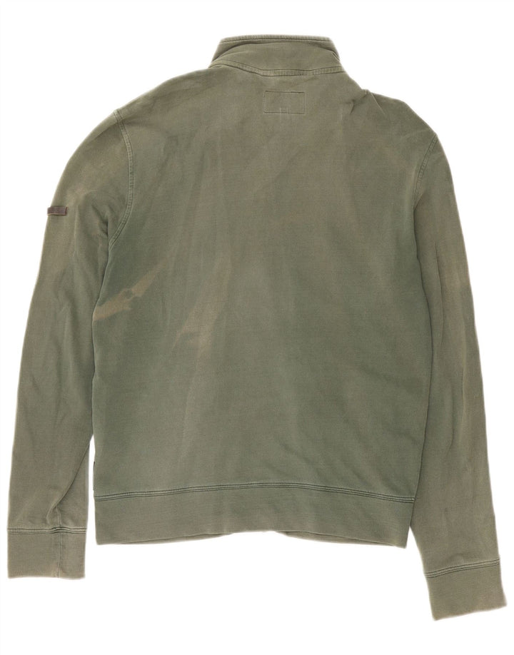 Armani Jeans Veste De Survêtement Homme Vert Moyen Coton