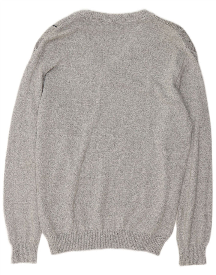 Marc Rene Pull col V pour homme IT 50 Gris moyen géométrique