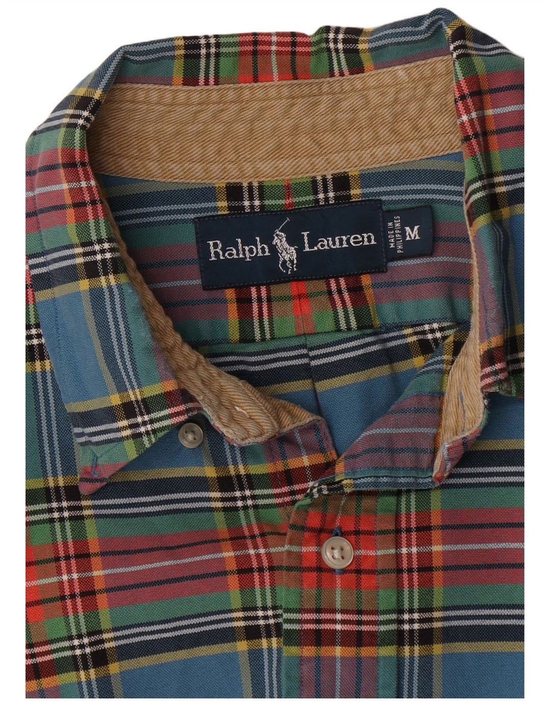 Ralph Lauren Chemise en flanelle pour homme en coton à carreaux bleu moyen