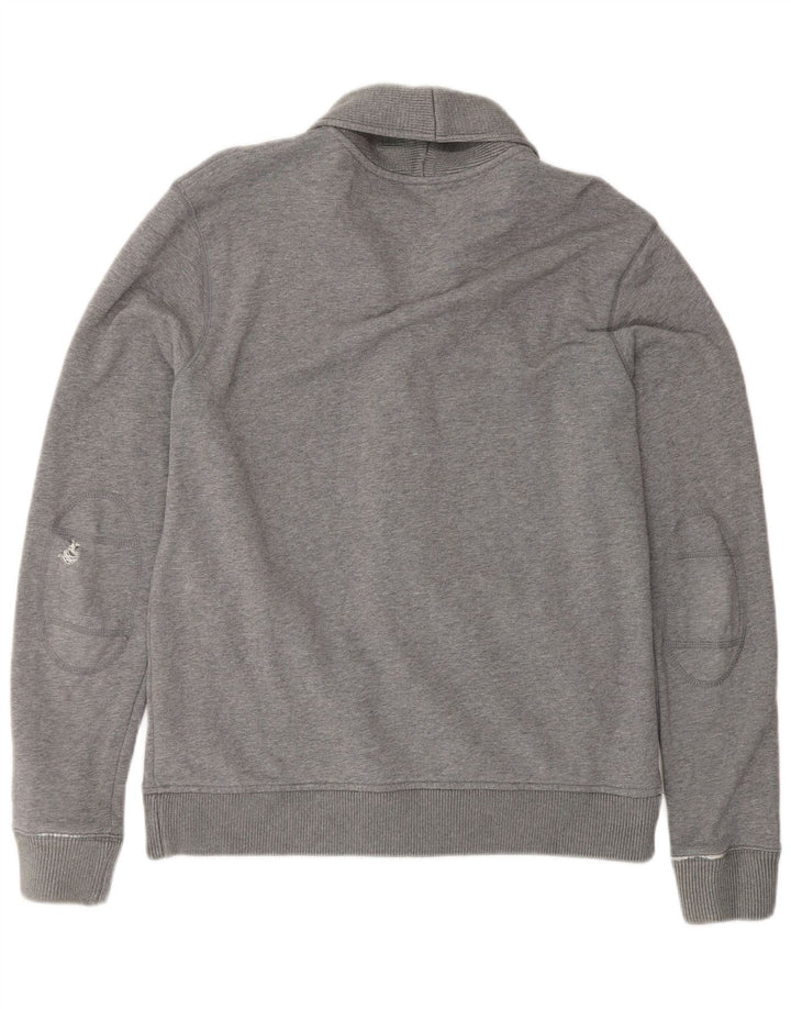 Tommy Hilfiger Cardigan graphique pour homme en coton gris Taille L