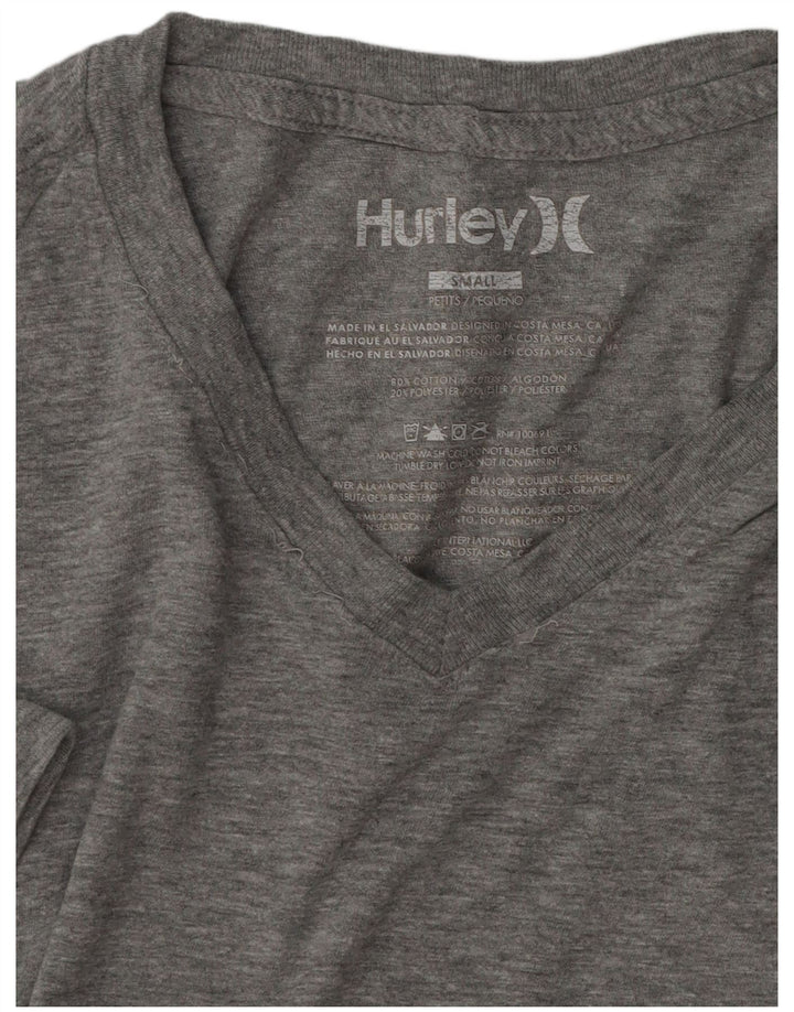 Hurley T-Shirt Homme Petit Gris Moucheté Coton