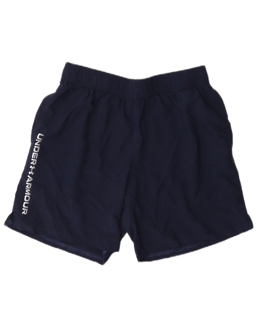 Under Armour Short de Sport Graphique Homme Large Bleu Marine Polyester