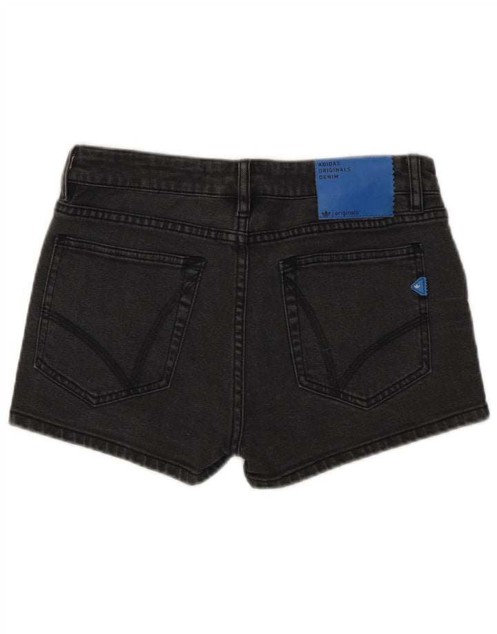 ADIDAS Short en jean femme W26 petit gris coton