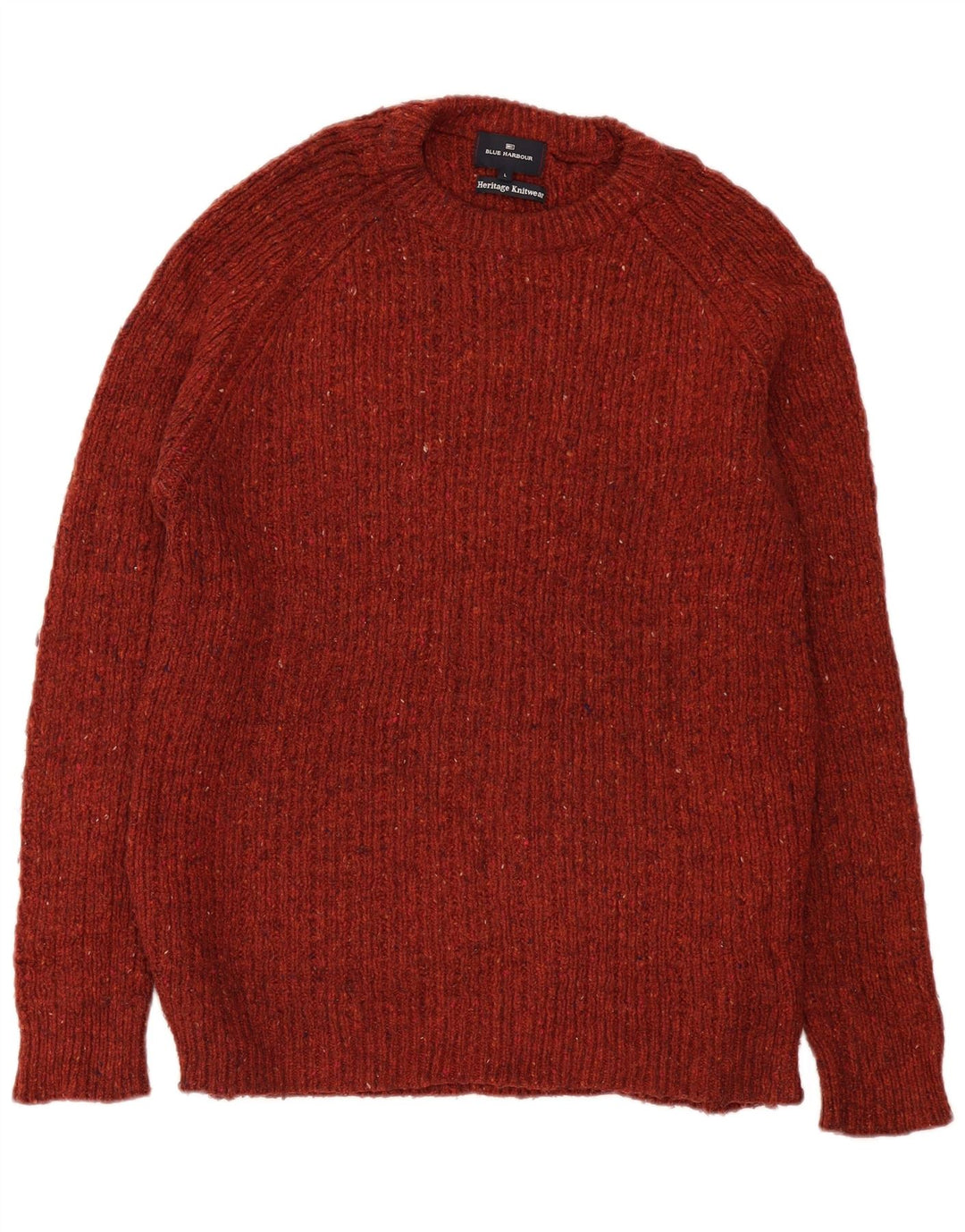 Marks & Spencer Pull à col bateau autographe pour homme, grand, orange