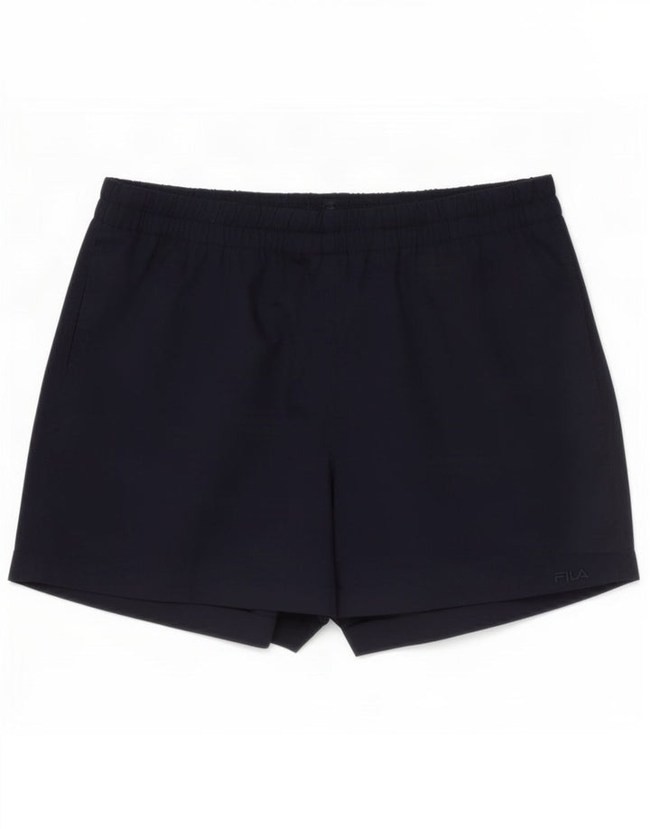Fila Short de sport homme grand bleu marine polyester