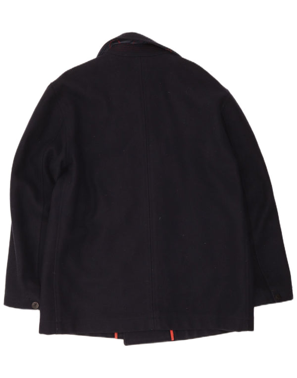 Elvstrom Caban Homme UK 42 XL Laine Bleu Marine